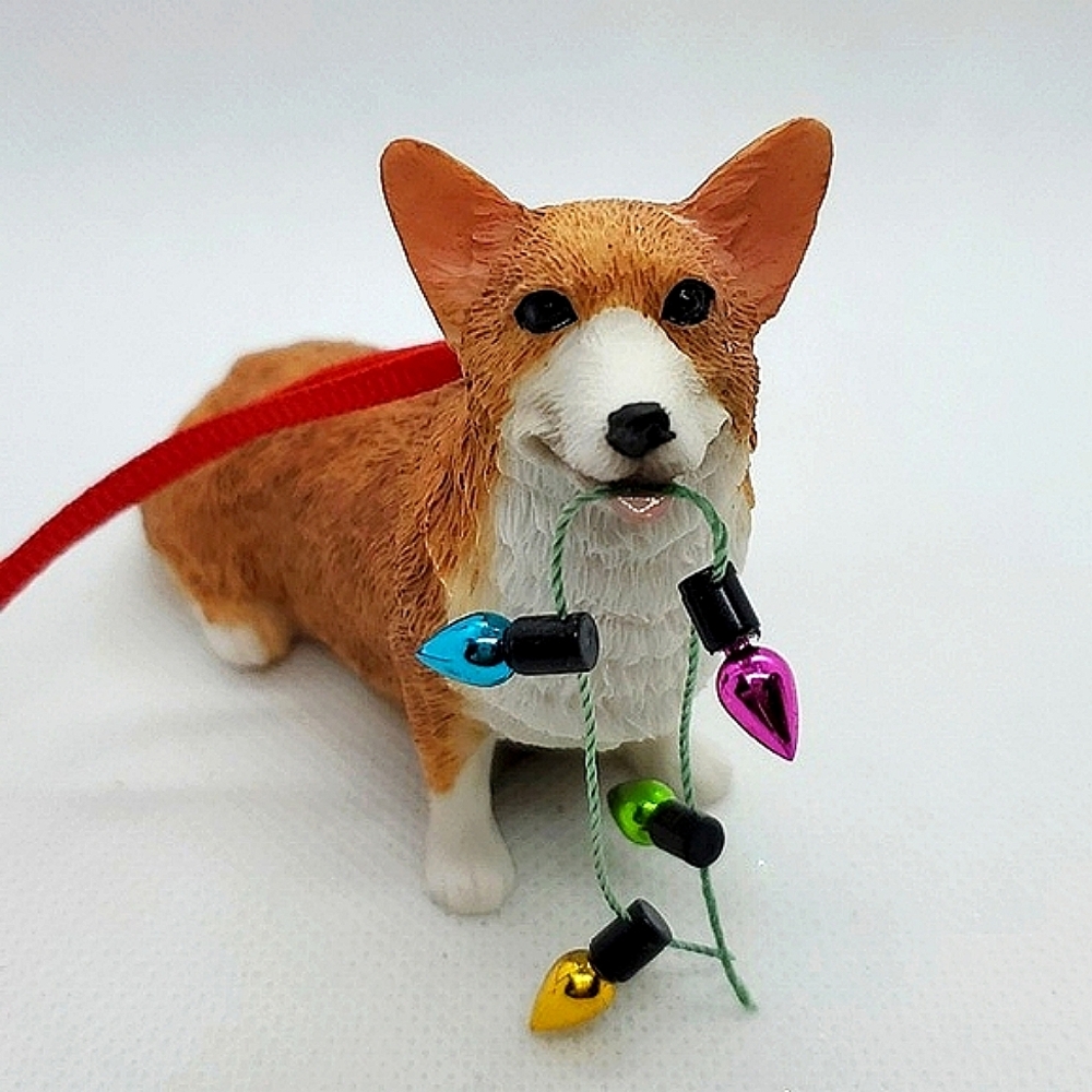 Hoilday Christmas Tree Ornament Pembroke Welsh Corgi Pup